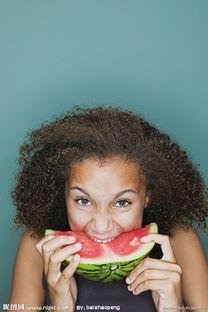 搞笑女吃瓜图像